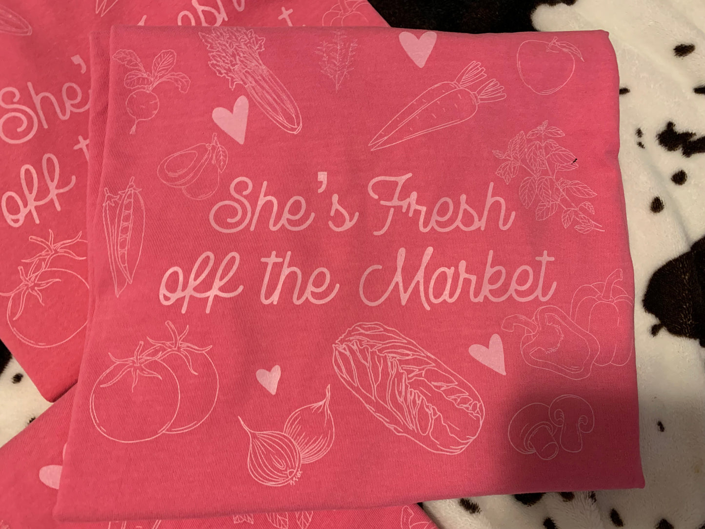 Fresh Off the Market Bachelorette Tees Crunchberry