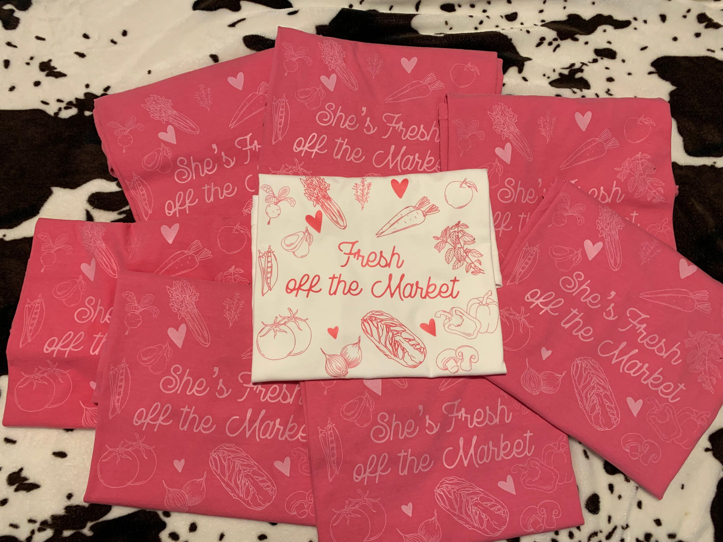 Fresh Off the Market Bachelorette Tees Crunchberry