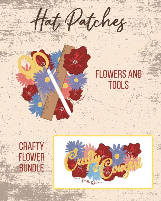 Crafty Cowgirl Leather Patch Hats