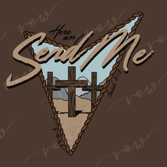 Send Me Colored Tee, Isaiah 6:8