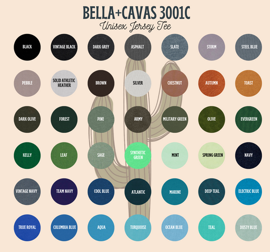 Custom Bella Canvas Unisex Jersey Tee