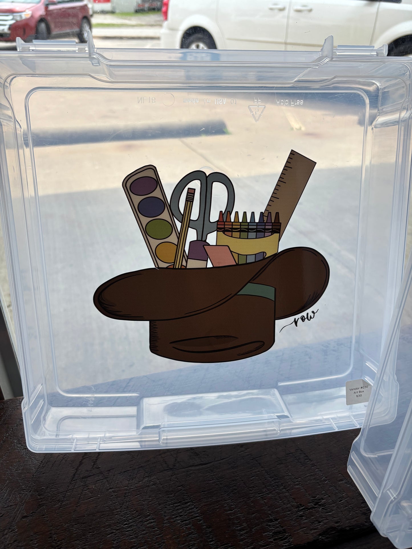 Western Arts & Crafts Storage Box