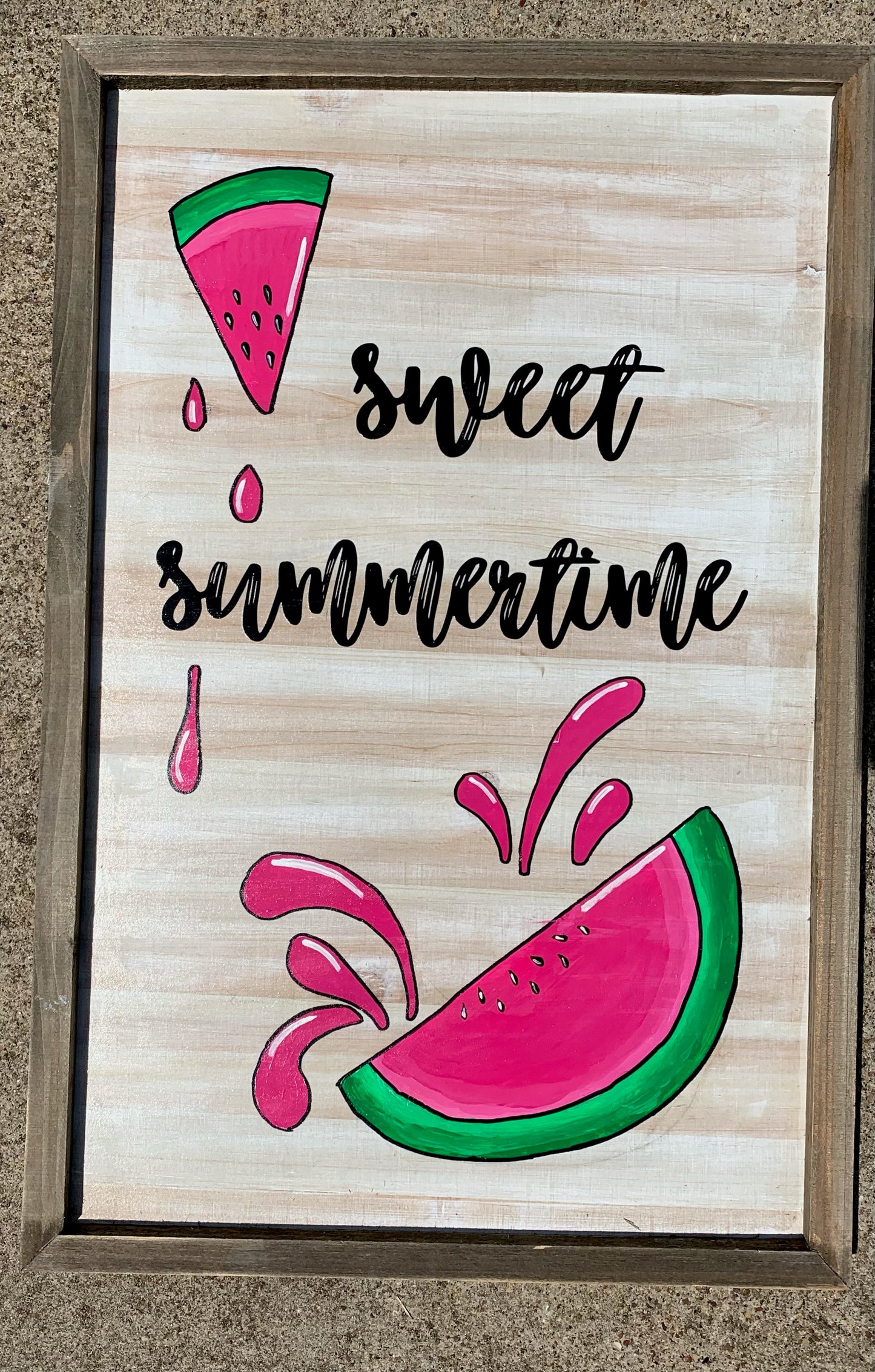 Watermelon Sweet Summertime Sign