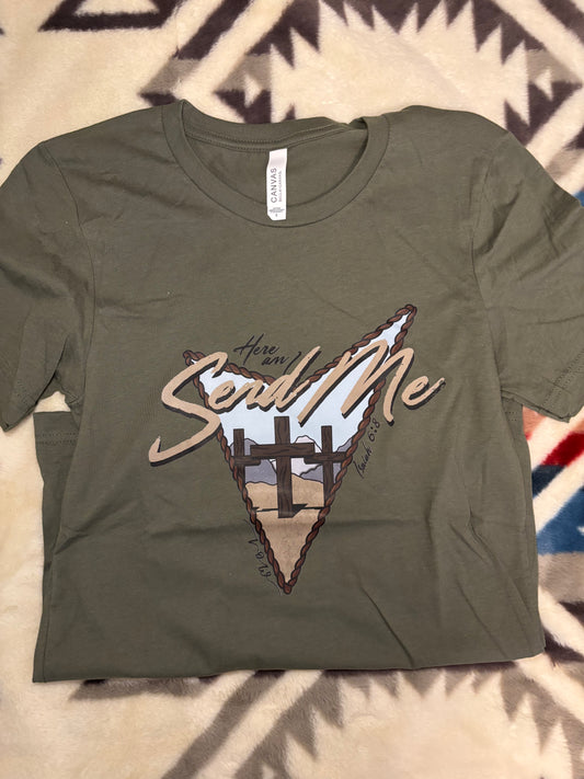 Send Me Colored Tee, Isaiah 6:8