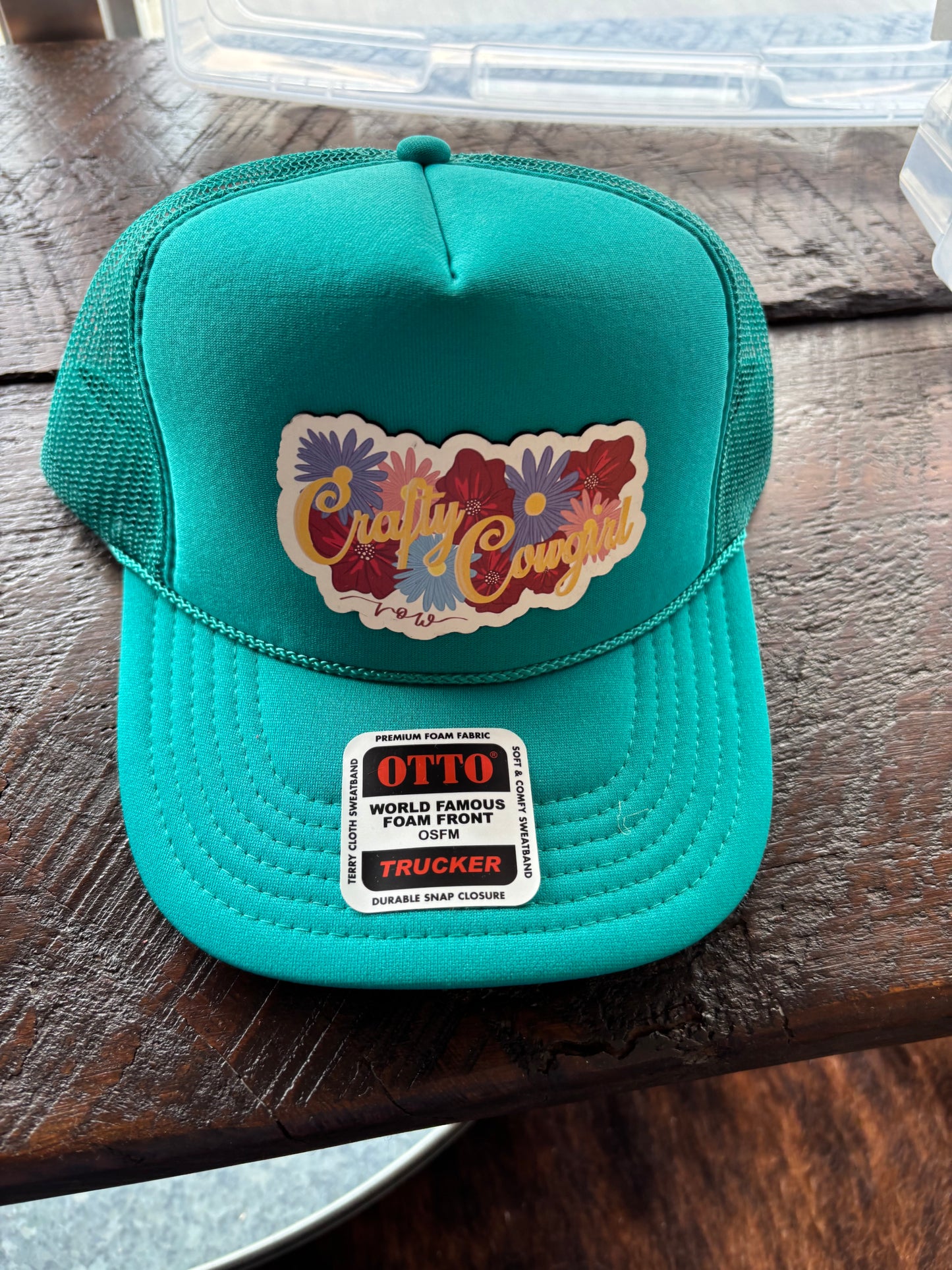 Crafty Cowgirl Leather Patch Hats
