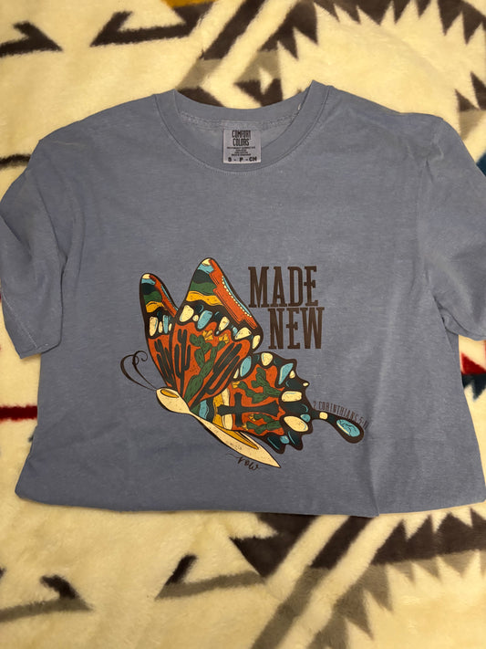 Made New Butterfly Tee, Butterfly 2, 2 Corin. 5:17