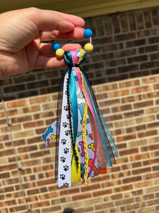 Dog Lover Ribbon Bag Charm