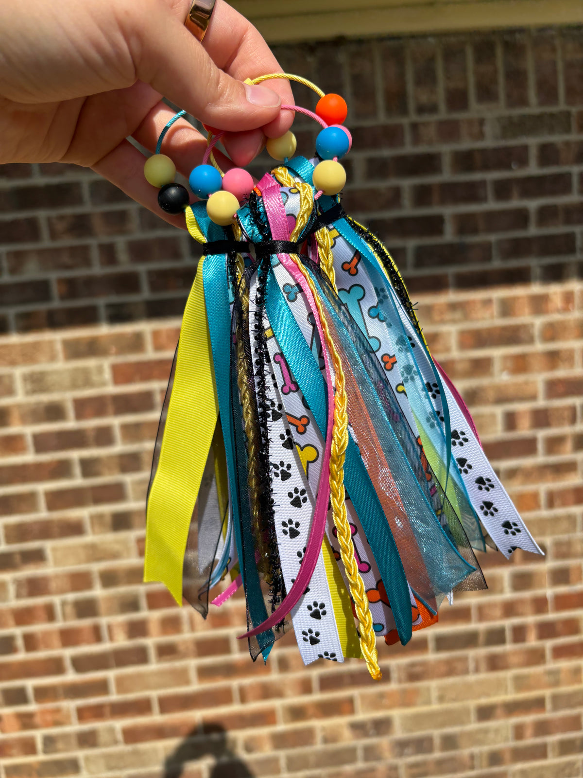 Dog Lover Ribbon Bag Charm