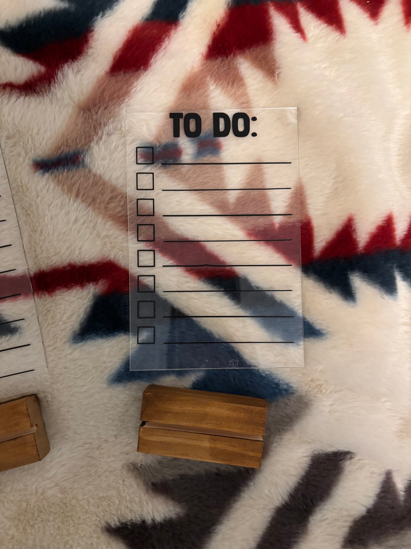 To Do List, Desktop Dry Erase Acrylic