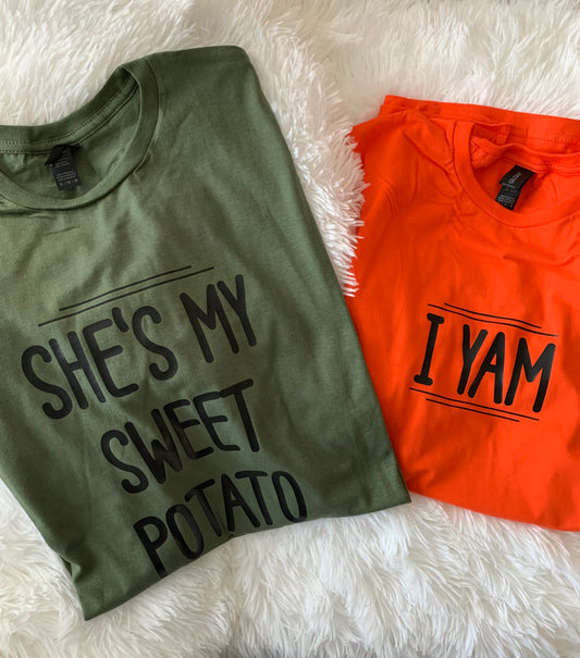 Sweet Potato & Yam Duo Tees