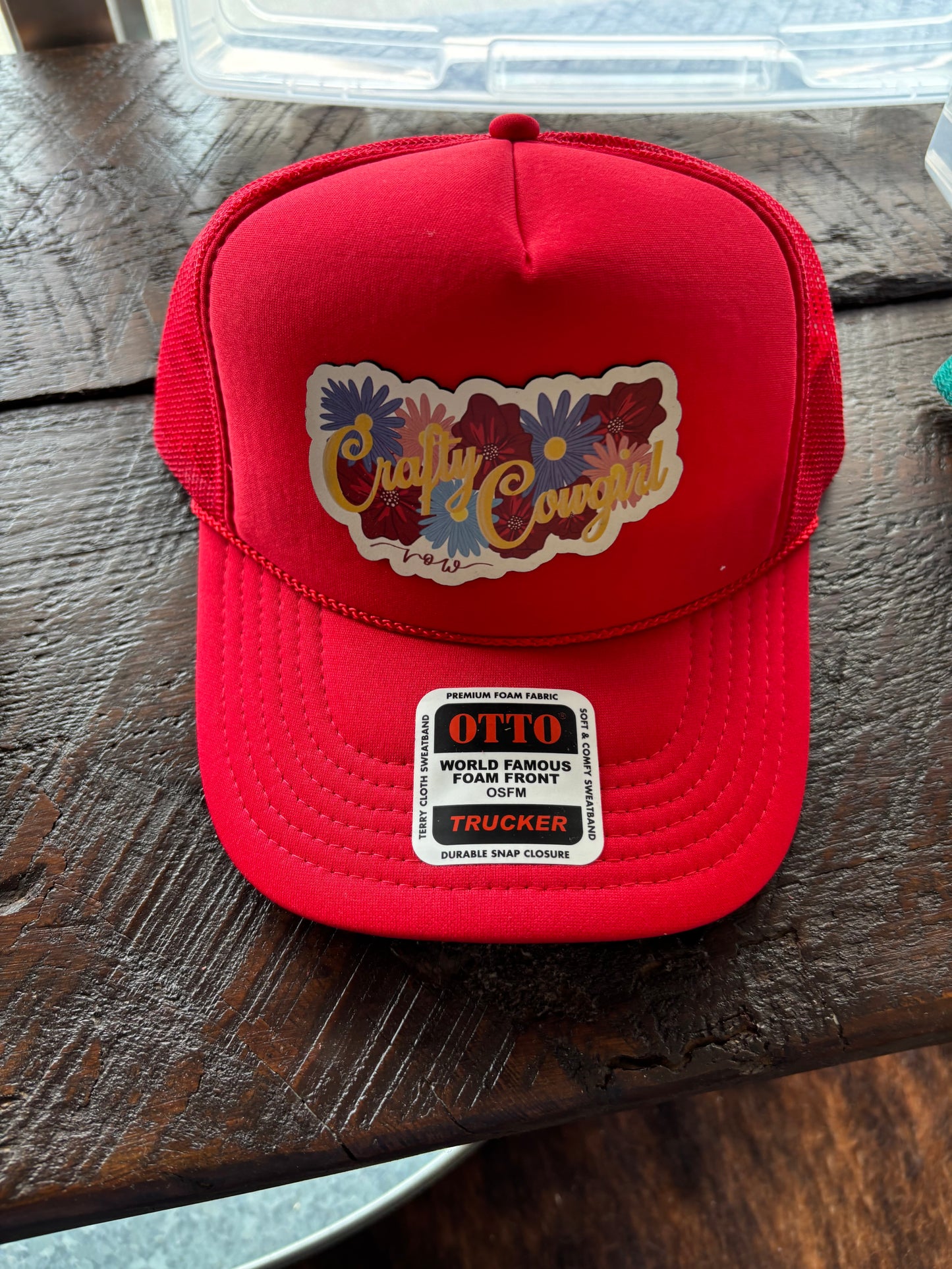 Crafty Cowgirl Leather Patch Hats