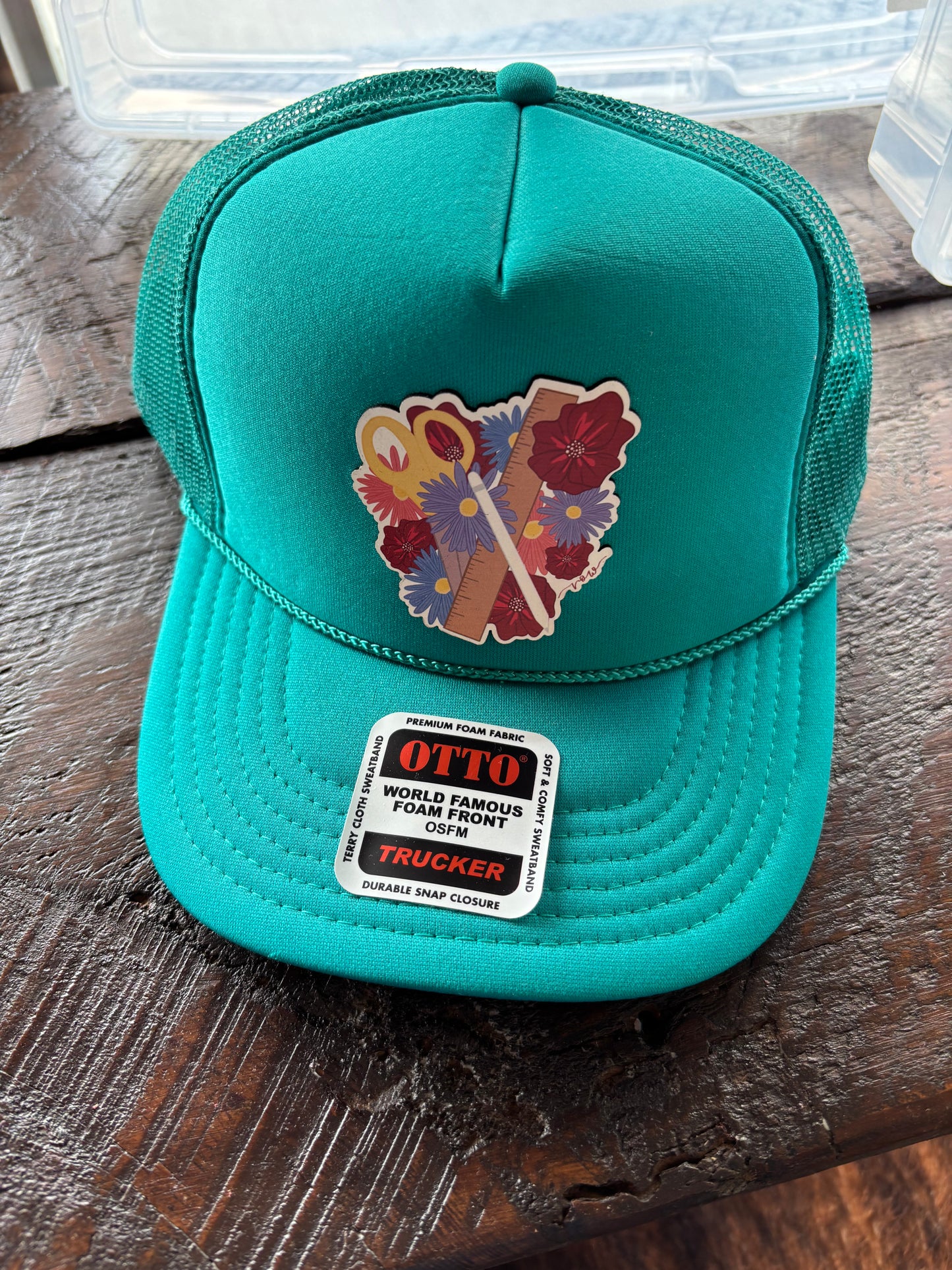 Crafty Cowgirl Leather Patch Hats