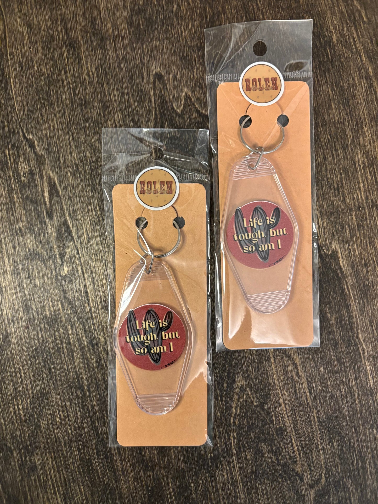 Life is Tough Motel Keychains