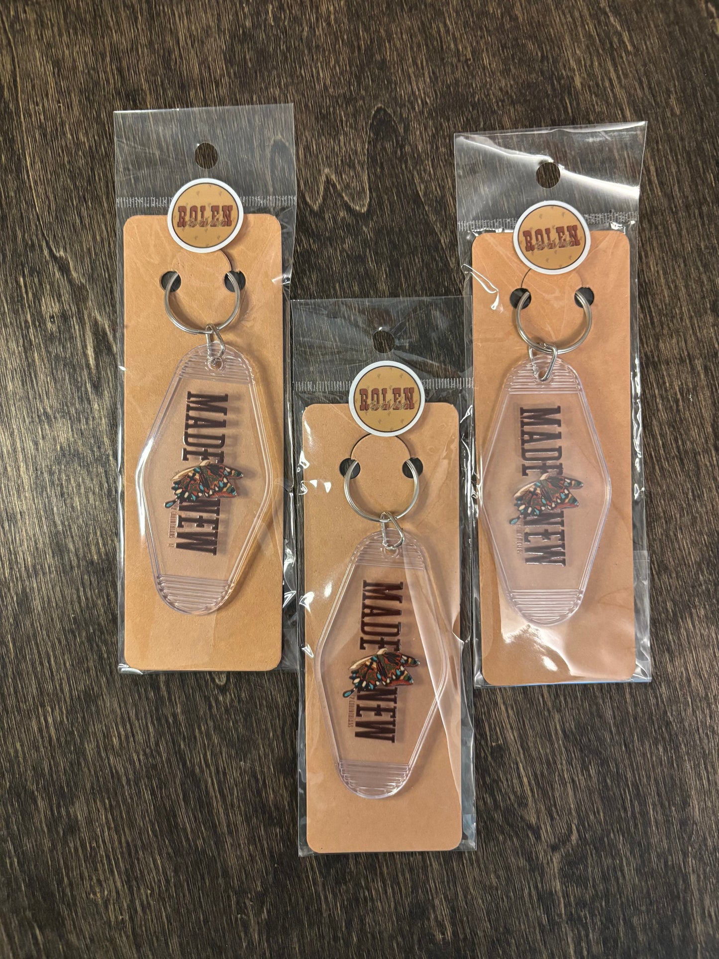 Made New Butterfly Motel Keychains