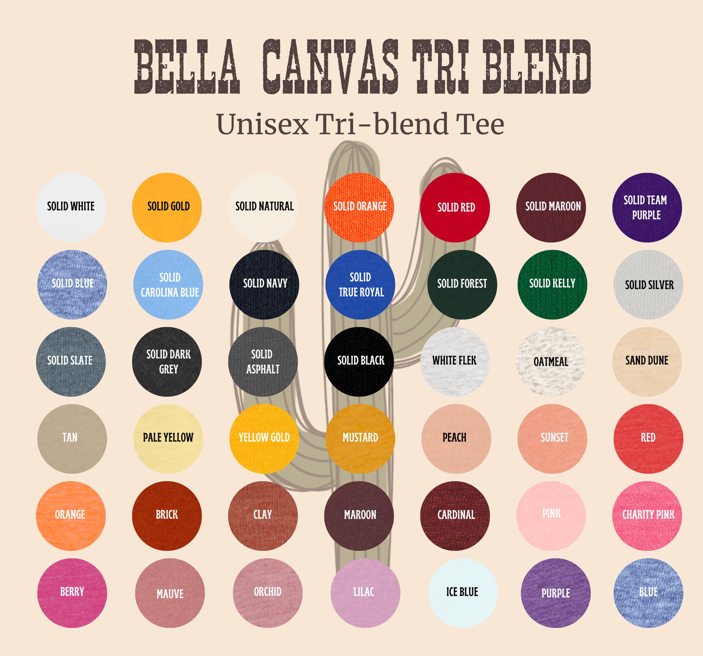 Custom Bella Canvas Unisex Tri-Blend Tee