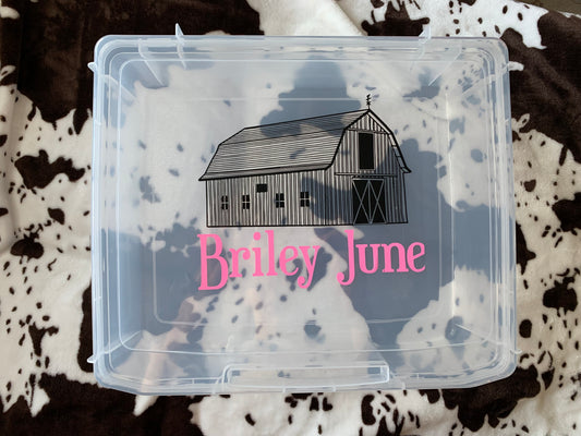 Barn Art Storage Box