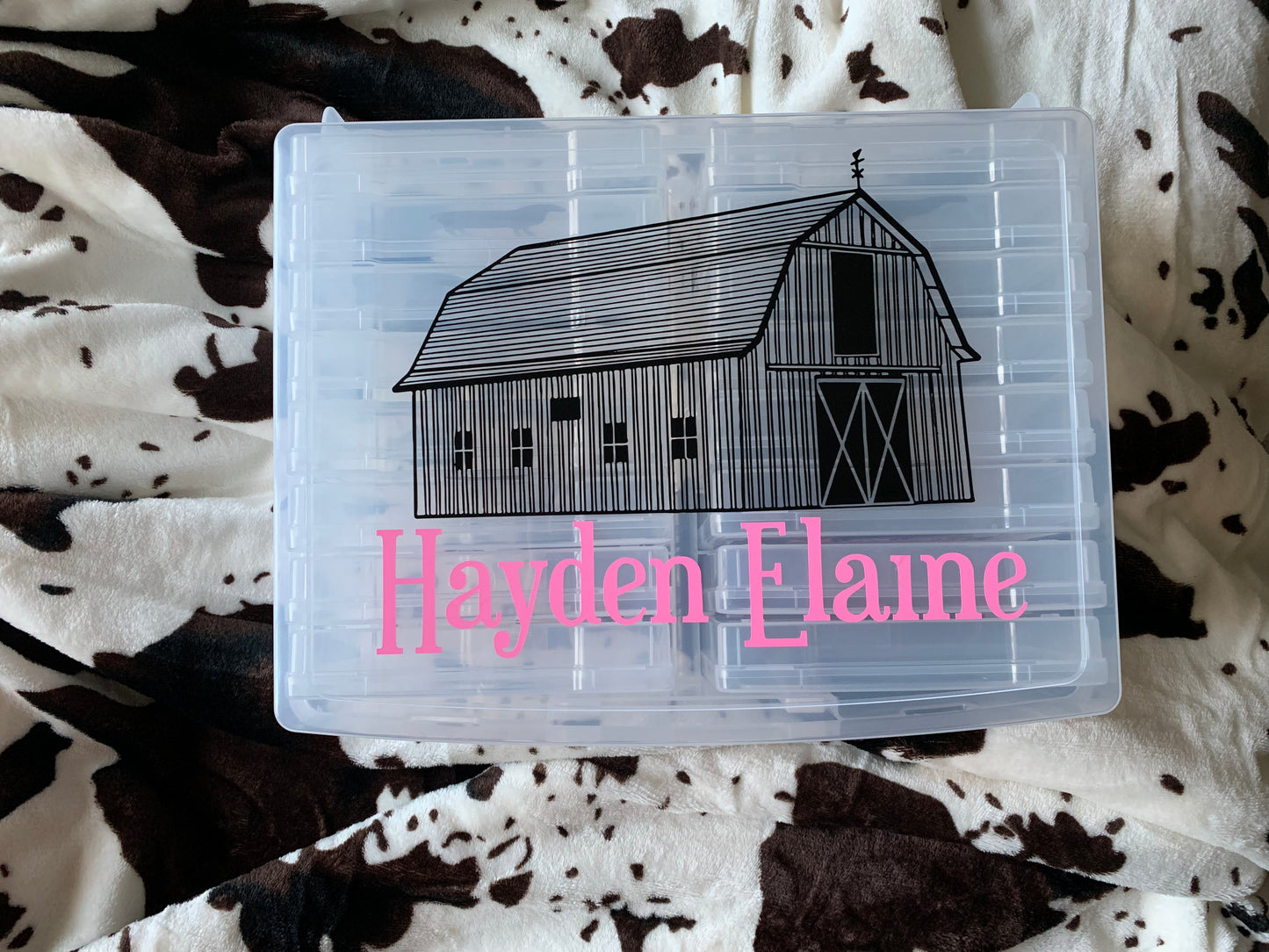 Barn Yard Photo Storage Box