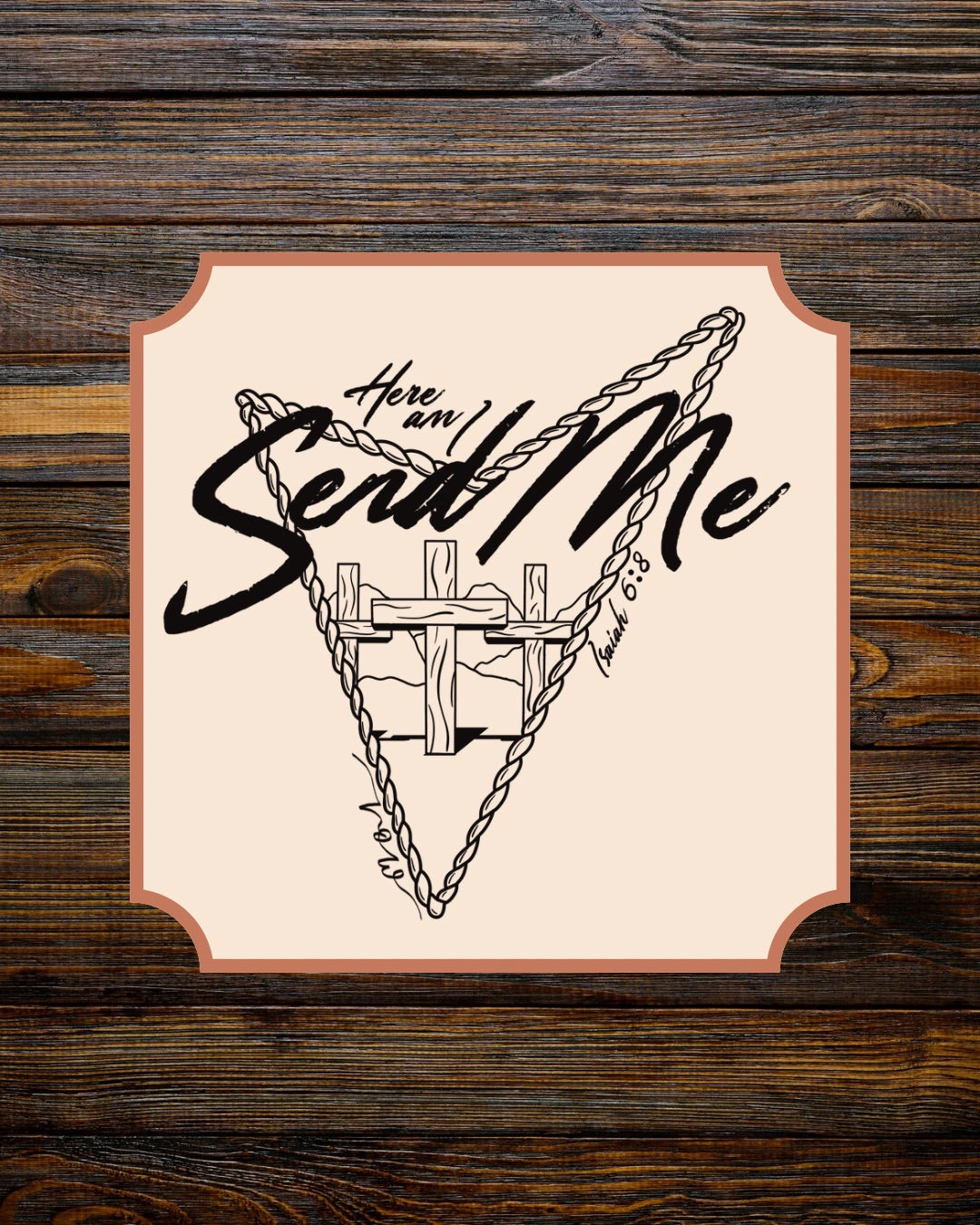 Send Me, Isaiah 6:8 Zipper Pouches