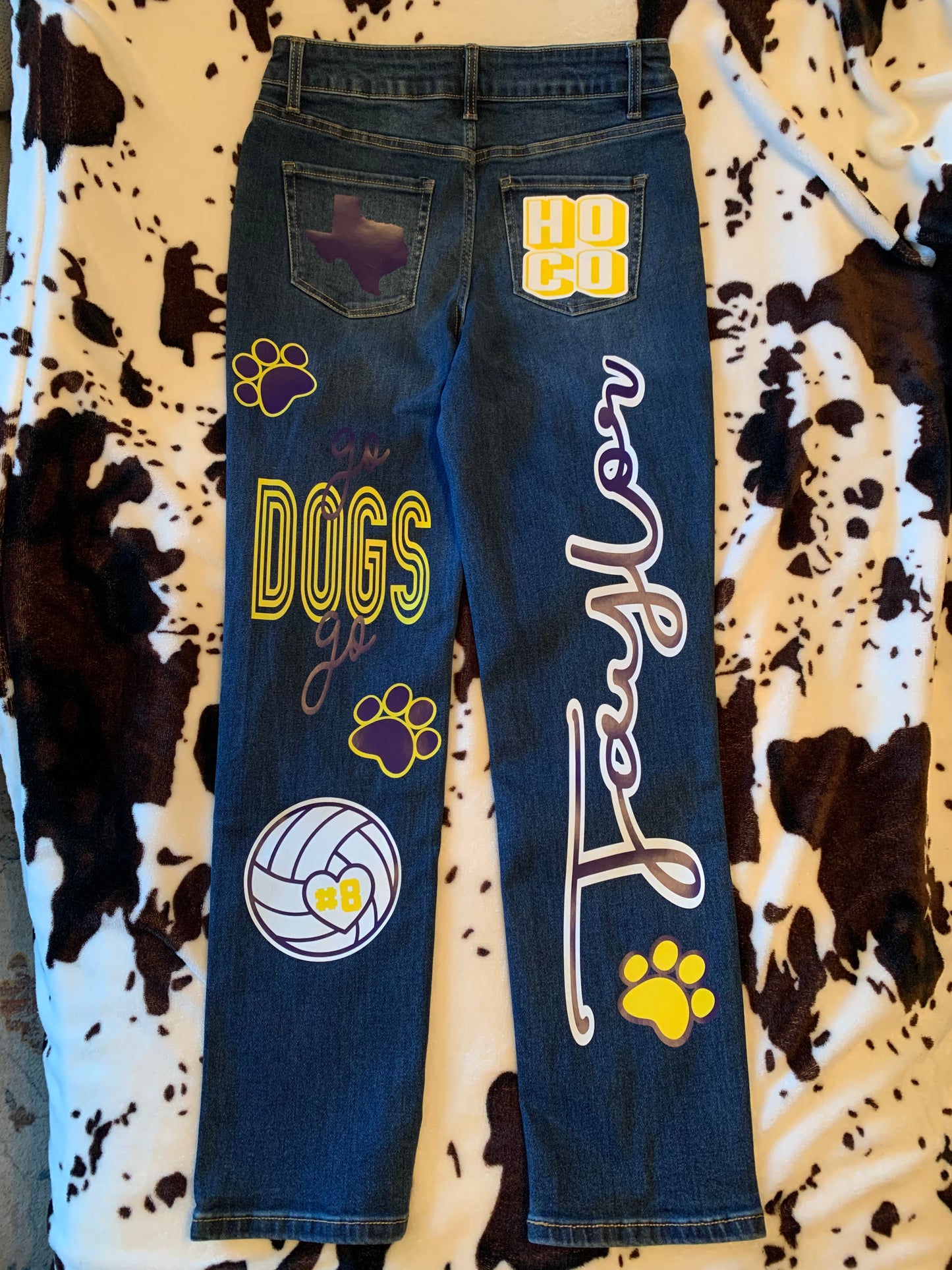 Custom Homecoming Jeans