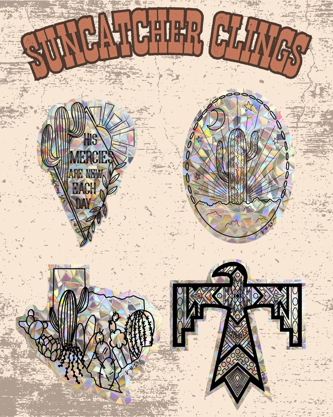 Western Suncatcher Clings