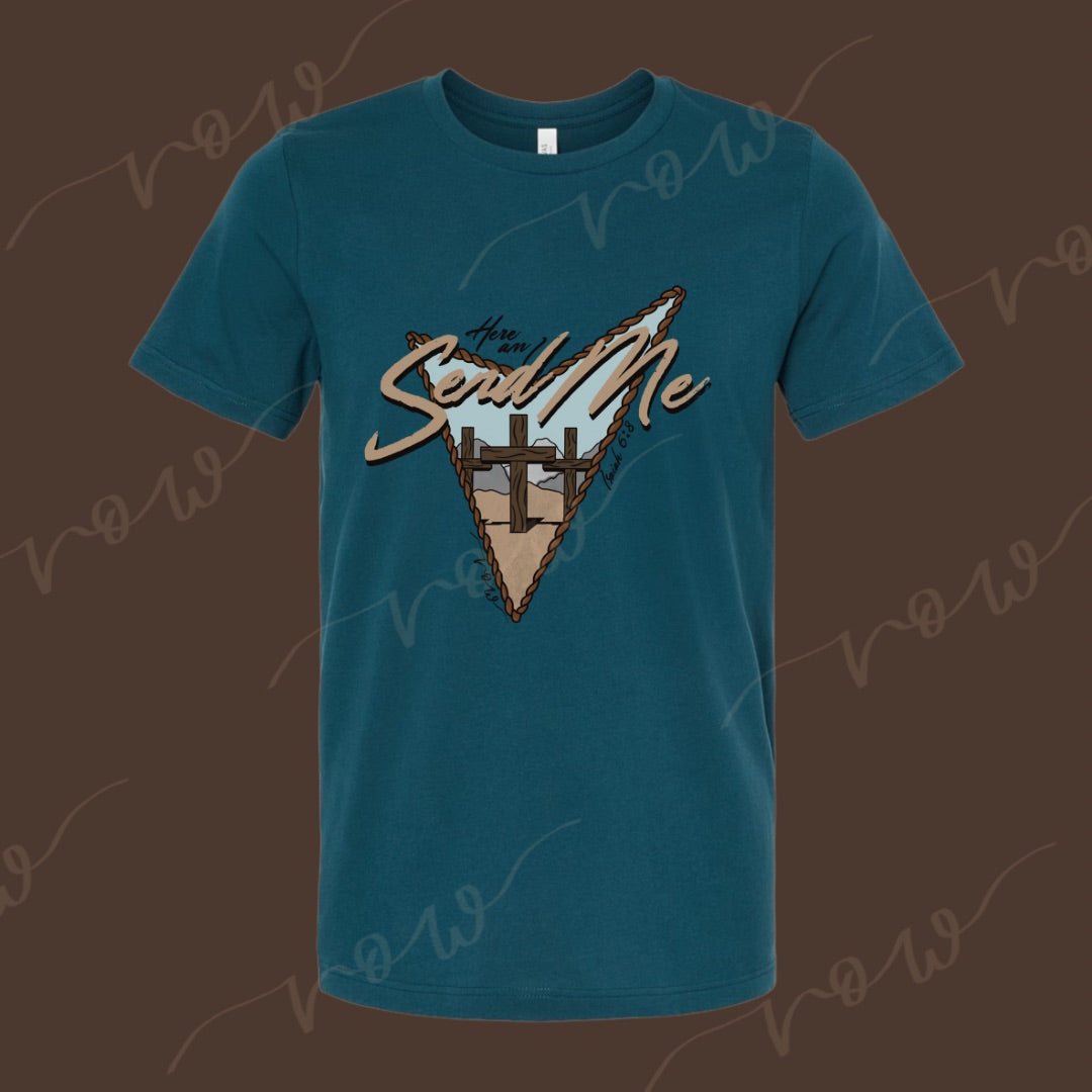 Send Me Colored Tee, Isaiah 6:8