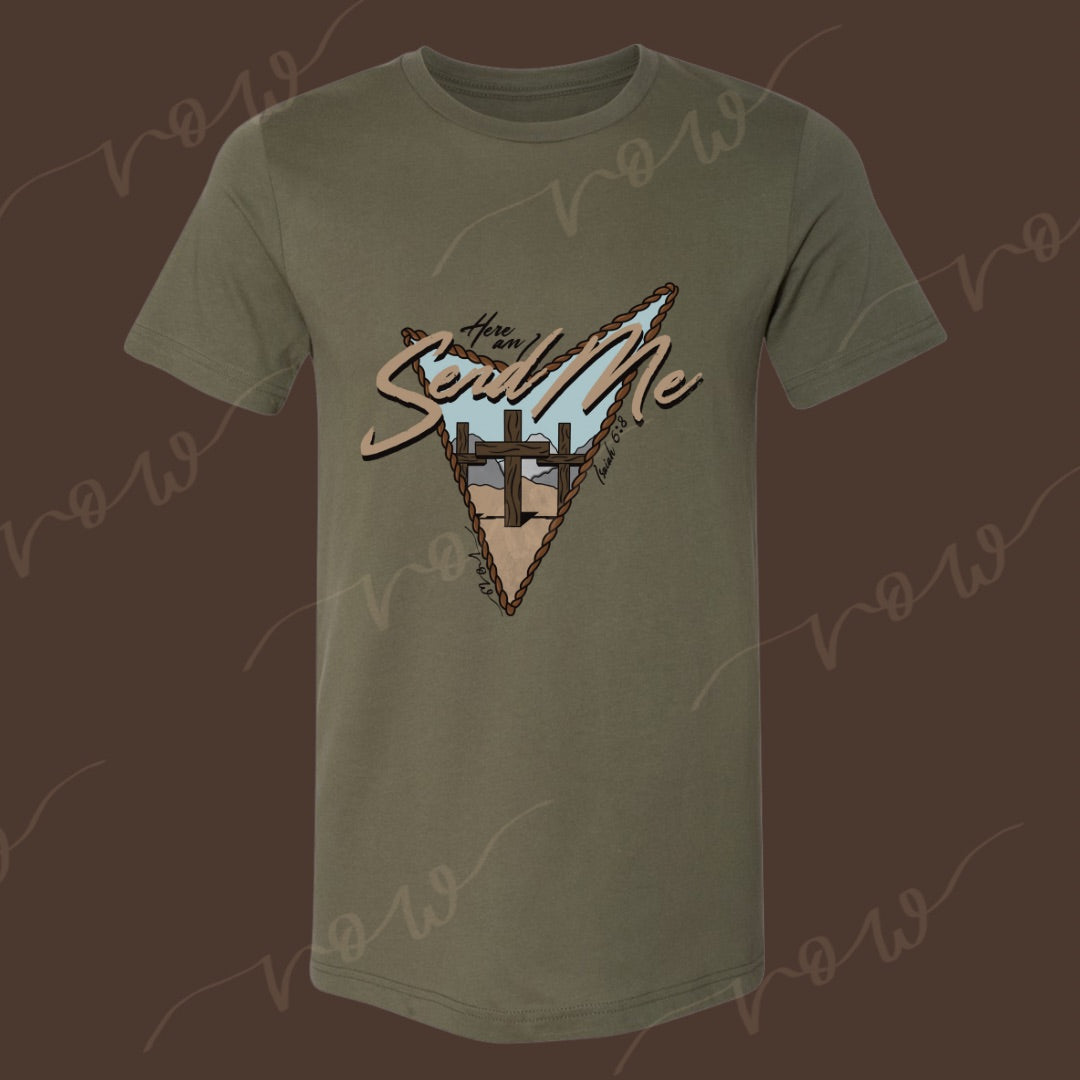 Send Me Colored Tee, Isaiah 6:8