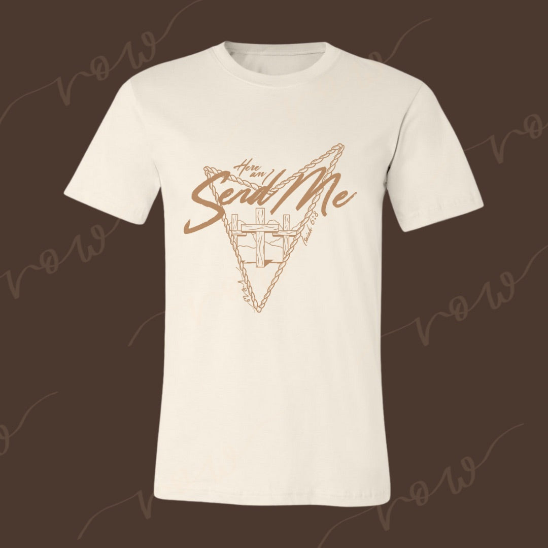 Send Me Tee Outline, Isaiah 6:8