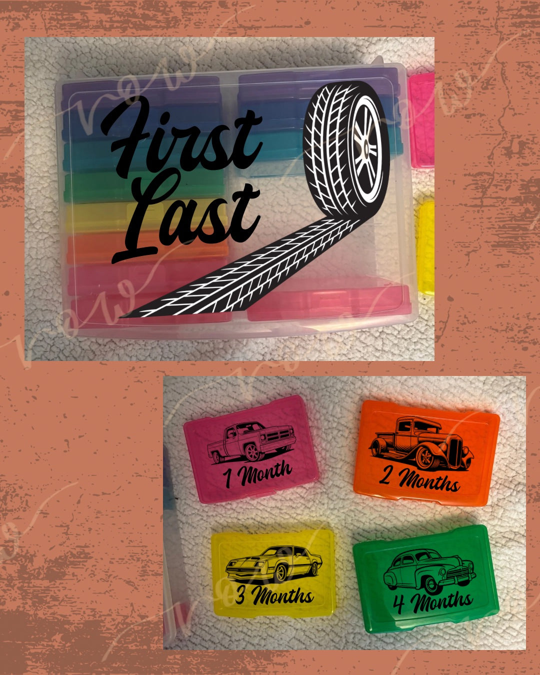 Classic Cars Photo Storage Box