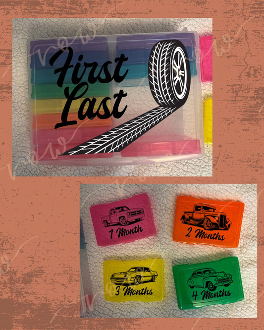 Classic Cars Photo Storage Box