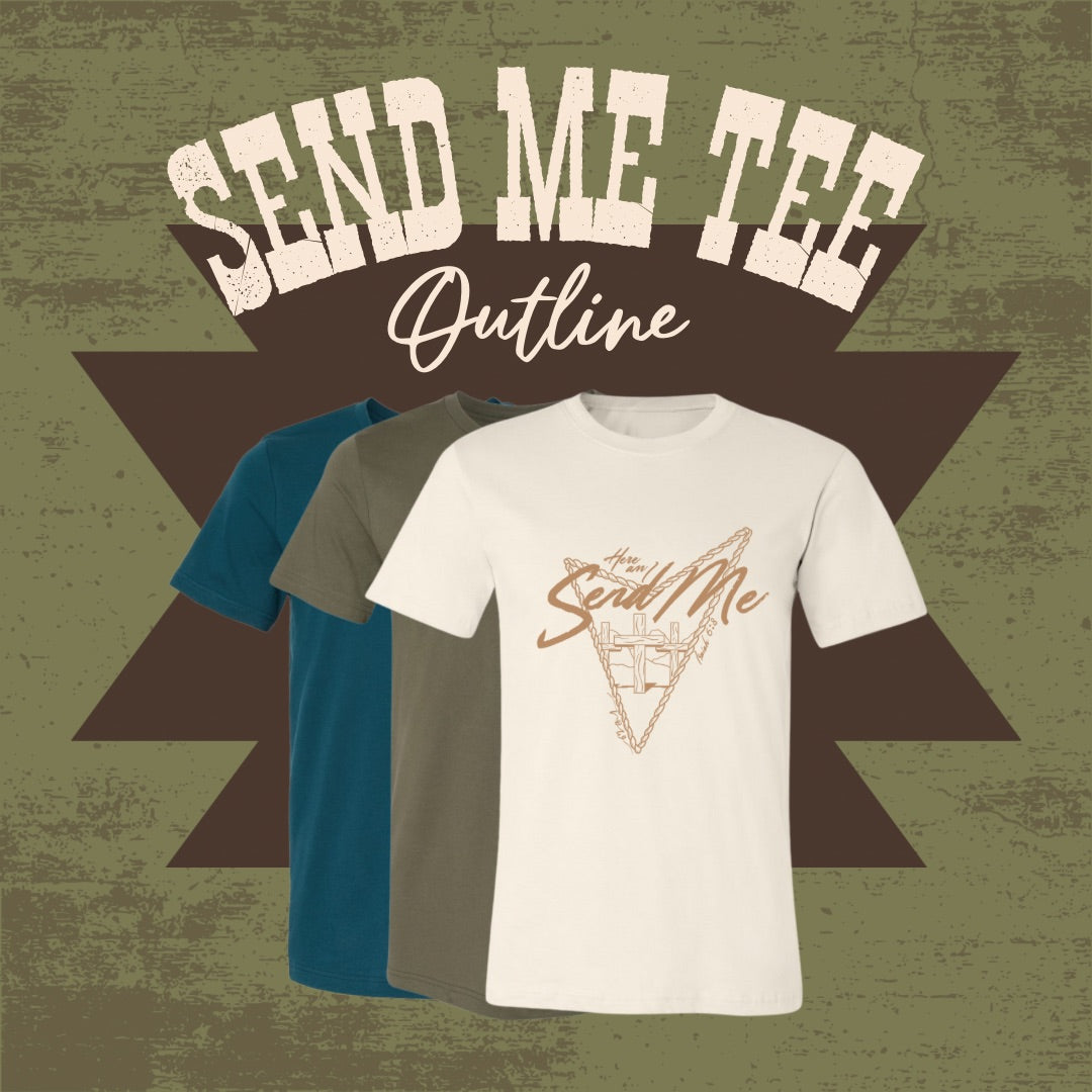 Send Me Tee Outline, Isaiah 6:8