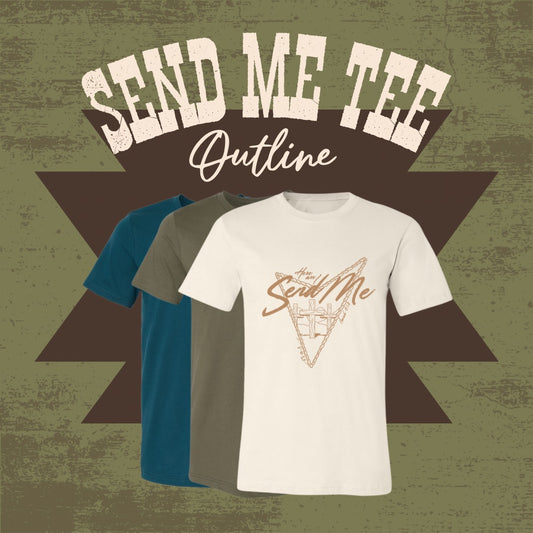 Send Me Tee Outline, Isaiah 6:8