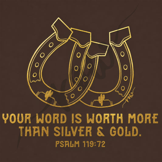 Gold & Silver Psalm 119 Tee