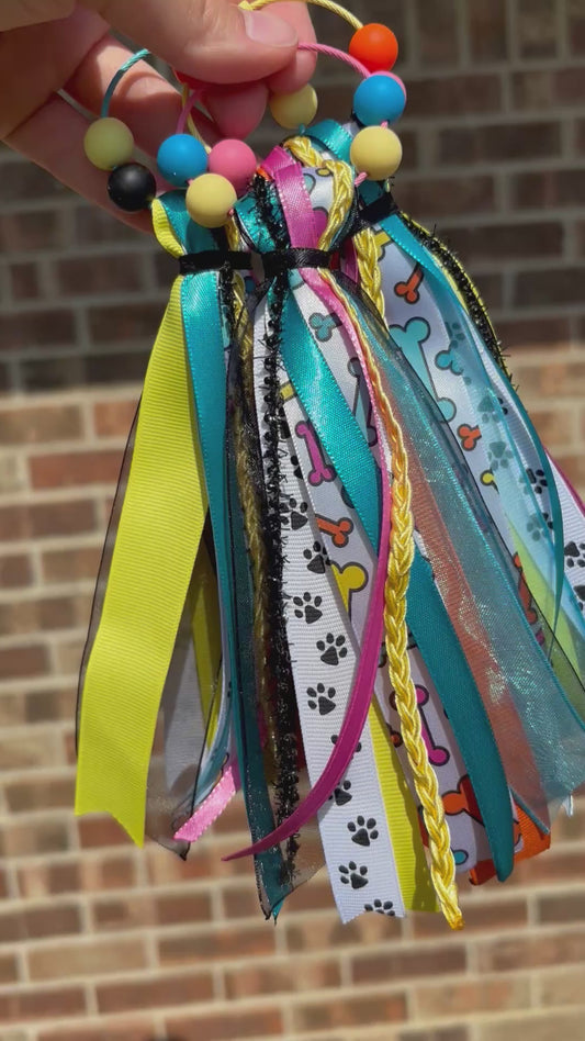 Dog Lover Ribbon Bag Charm