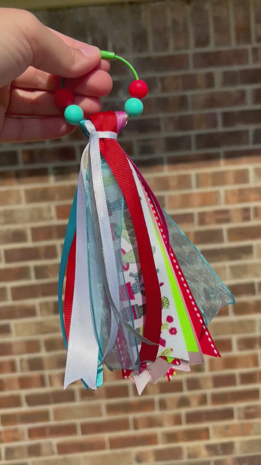 Cactus Delight Ribbon Bag Charm