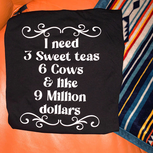 Sweet Tea & Money Tee