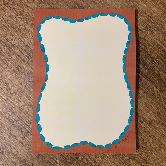 Turquoise Stones Notepad